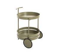 HAKU Möbel Carrello di servizio verde, metallo - Dim. A 62 cm x Ø 42 cm, Stile Moderno