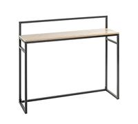 HAKU Möbel Consolle rovere, nero, MDF, metallo - Dim. L 100 cm x A 89 cm x P 30 cm, Stile Moderno