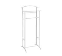 HAKU Möbel Cameriere da uomo, bianco, acciaio tubolare - Dim.: L 48 x A 36 x P 107 cm, Stile: Moderno