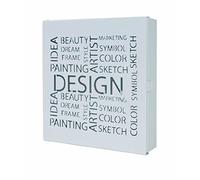 HAKU Möbel Cassetta portachiavi bianco, metallo - Dim. L 22 cm x A 24 cm x P 5 cm, Stile Moderno