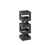 HAKU Möbel Portaombrelli nero, metallo - Dim. L 16 cm x A 48 cm x P 16 cm, Stile Moderno