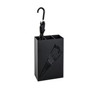 HAKU Möbel Portaombrelli nero, metallo - Dim. L 30 cm x A 48 cm x P 16 cm, Stile Moderno