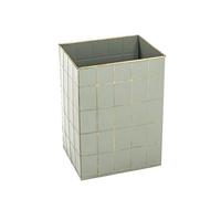HAKU Möbel Portaombrelli oro, grigio, metallo - Dim. L 26 cm x A 35 cm x P 21 cm, Stile Art Deco