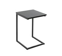 HAKU Möbel Tavolino nero, MDF, metallo - Dim. L 33 cm x A 60 cm x P 35 cm, Stile Moderno