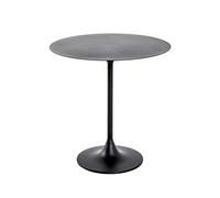 HAKU Möbel Tavolino nero, metallo - Dim. A 46 cm x Ø 45 cm, Stile Moderno