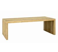 HAKU Möbel Tavolo da caffè rovere, Impiallacciatura in vero legno, pannello a nido d'ape - Dim. L 120 cm x A 40 cm x P 60 cm, Stile Moderno