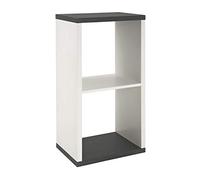 HAKU Scaffale granito look, bianco, MDF - Dim. L 43 cm x A 84 cm x P 30 cm, Stile Moderno
