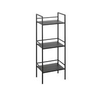 HAKU Scaffale, nero, metallo - Dim.: L 35 x A 95 x P 25 cm, Stile: Moderno