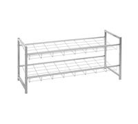 HAKU Scarpiera alu, metallo - Dim. L 80 cm x A 38 cm x P 30 cm, Stile Moderno
