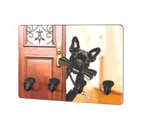 HAKU Tastiera motivo, nero, MDF, metallo - Dim. L 30 cm x A 21 cm x P 5 cm, Stile Moderno