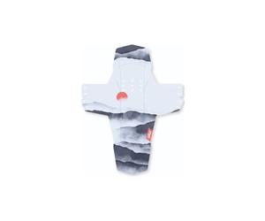 Hakuba long slicy mtb parafango anteriore bianco rosso