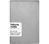 Hakuna Matte CloudSoft, tappetino da gioco per bambini, 200 x 280 cm, grigio scuro, high density foam, velluto corallo, per gattonare e giocare accogliente, antiscivolo, resistente all'acqua, facile