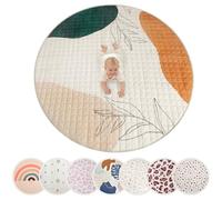 Hakuna Matte Grande Tappeto morbido bambini Imbottito 150cm - Tappeto Giochi bambini Spesso 1.5cm Design Aquarell - Tappeto neonato con Supporto Antiscivolo per Gattonare, Giocare