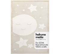 Hakuna Matte Tappeto morbidissimo per bambini 200x150x2,5 cm, luna e stelle