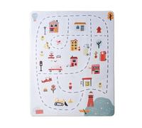 Hakuna Matte Tappeto Neonato 160x120cm, Città - Morbido con Memory Foam, Antiscivolo, per Gattonare e Giocare
