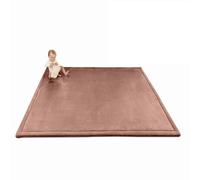 Tappeto Morbido per Gattonare Neonato con Memory Foam - Antiscivolo 200x150x2,5cm Marrone - Tappeto Bambini, Tatami