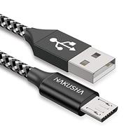HAKUSHA Cavo caricatore mobile micro USB per Samsung, Huawei, Nokia, Nexus, Sony, Tablet, PS4, Kindle (1 m)