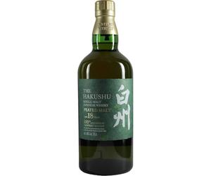Hakushu 18 YO, Peated Limited Edition Whisky Giapponese 48% Vol - 700ml | Distillato nipponico invecchiato 18 anni, nato dall'arte della diversità con note affumicate, fruttate ed erbacee