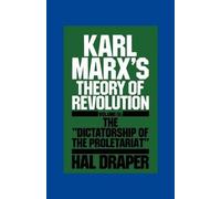 Hal Draper Karl Marx's Theory of Revolution (Tascabile)