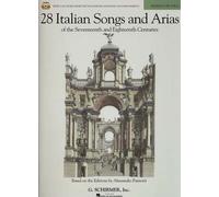 Hal Leonard 28 ITALIAN SONGS AND ARIAS Medium + 2 CD - PIANO, CHANT classique Partitions Chant Choeur et ensemble