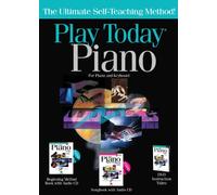 Hal Leonard 702997 Play piano today kit completo con metodo Book/CD Songbook/CD e DVD - box-hang Tab