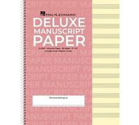 Hal Leonard Corp Deluxe Wirebound Premium Manuscript Paper (Tascabile)