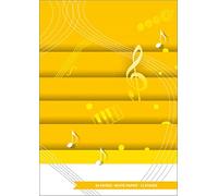 Hal Leonard MGB Quaderno di musica 12 righi - 64 pagine - carta bianca