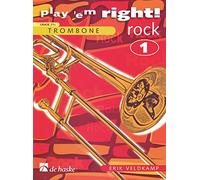Hal Leonard Play 'Em Right Rock - Vol. 1 (Trombone) De Haske Play-Along Book Series Arranged by Erik Veldkamp