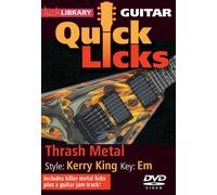 Hal Leonard Quick Licks Kerry King Thrash Metal DVD