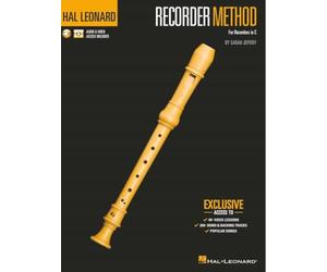 Hal Leonard Recorder Method | Sarah Jeffery Metodo per Flauto Dolce con Audio e Video Online | Libro di Spartiti per Principianti di Tutte le Età | 36 Brani Pop Colonne Sonore e Classici