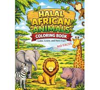 Halal African Animals Coloring Book: Fun and Easy Coloring for Kids