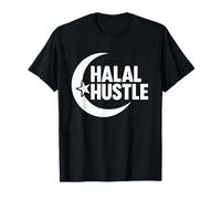 Halal Hustle Arabo Mezzaluna Islamica Maglietta