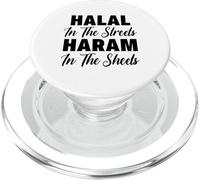 Halal In The Streets Haram Nelle Lenzuola Divertente Islam Musulmano PopSockets PopGrip per MagSafe