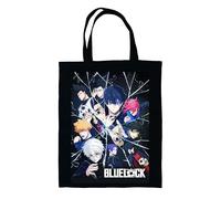 Halantex BLUELOCK Borsa Shopping Bag shopper - Blue Lock Squadra Z - dimensioni 35x40x1cm - Tote Bag Poliestere con 2 manici di 27cm