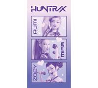 Halantex K-POP KPOP telo doccia Telo Mare Bagno Beach Towel - 100% Microfibra - Dimensioni 70x140cm - Colore Viola