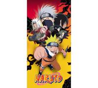 Halantex NARUTO UZUMAKI Sasuke Itachi Uchiha - Telo Mare Spiaggia Bagno Beach Towel - 100% cotone - Dimensioni 70x140cm - Multicolore NA-3404T