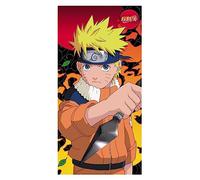 Halantex NARUTO UZUMAKI - Telo Mare Spiaggia Bagno Beach Towel - 100% cotone - Dimensioni 70x140cm - POK-491T
