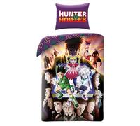 HUNTER X HUNTER Set Copripiumino Letto Singolo 140x200cm COTONE Gon Killu