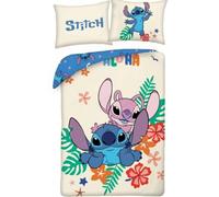 STICH ANGEL FIORI Set Letto COPRIPIUMINO 140x200cm COTONE da Lilo Stich DISNEY