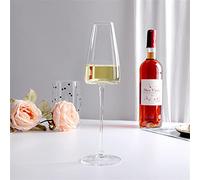 HALAWAKA Bicchieri da vino rosso senza piombo con fondo concavo in cristallo (2 pezzi, con papillon nero, calici da vino in cristallo, bicchieri da champagne, bicchieri da cocktail bordeaux