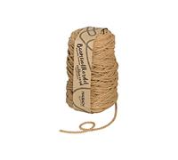 Halbach Cordoncino di cotone riciclato, larghezza 5 mm, lunghezza 80 metri, filato di cotone sostenibile per macramè o fai da te, colore: grigio beige