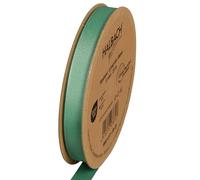 Halbach Seidenbänder Nastro in grosgrain di alta qualità, larghezza: 13 mm, lunghezza: 25 m, nastro regalo sostenibile in poliestere riciclato, ideale come nastro, colore: verde salvia