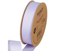 Halbach Seidenbänder Nastro in grosgrain di alta qualità, larghezza: 25 mm, lunghezza: 25 m, nastro regalo sostenibile in poliestere riciclato, ideale come nastro, colore: lavanda