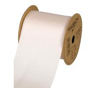 Halbach Seidenbänder Nastro per nastro, in seta discreta, effetto seta (vegan), rosa, larghezza 70 cm, lunghezza 10 m