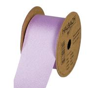 Halbach Seidenbänder Nastro per regali, effetto seta (vegan), larghezza 40 mm, lunghezza 10 m, nastro con nastro in seta discreta, per occasioni festive, colore: lavanda