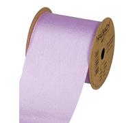 Halbach Seidenbänder Nastro per regali, effetto seta (vegan), lavanda, larghezza 70 cm, lunghezza 10 m