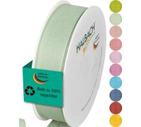 Halbach Seidenbänder Nastro regalo | larghezza 25 mm lunghezza 25 m | nastro prodotto in Germania | nastri regalo in diversi colori e larghezze, perfetto per confezionare e decorare, colore: menta