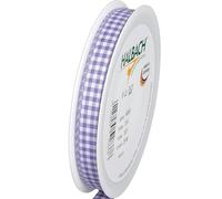 Halbach Seidenbänder Premium Quadri Vichy Nastro per Regali (lavanda) | Larghezza 10 mm Lunghezza 25 m | Nastro a quadri prodotto in Germania | Nastrino quadrettato disponibile in molti colori