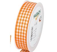 Halbach Seidenbänder Premium Vichy - Nastro per regali a quadri, larghezza 25 mm, lunghezza 25 m, prodotto in Germania, a quadri, disponibile in diversi colori