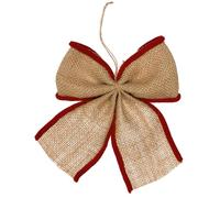 Halbach Seidenbänder Set di fiocchi di iuta premium | grande fiocco regalo per decorazioni natalizie e decorazioni per albero